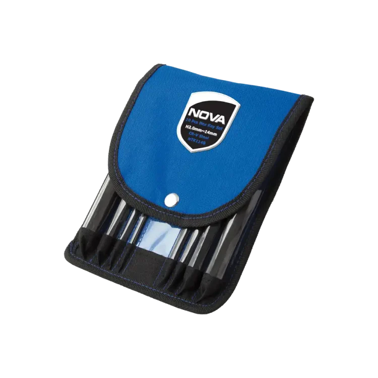 آلن شش گوش کیفی 10 عددی سایز کوتاه Nova 1148