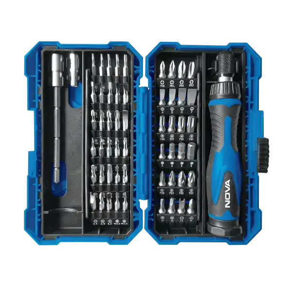 ست بیت 57 پارچه با دسته جغجغه ای Nova 1364