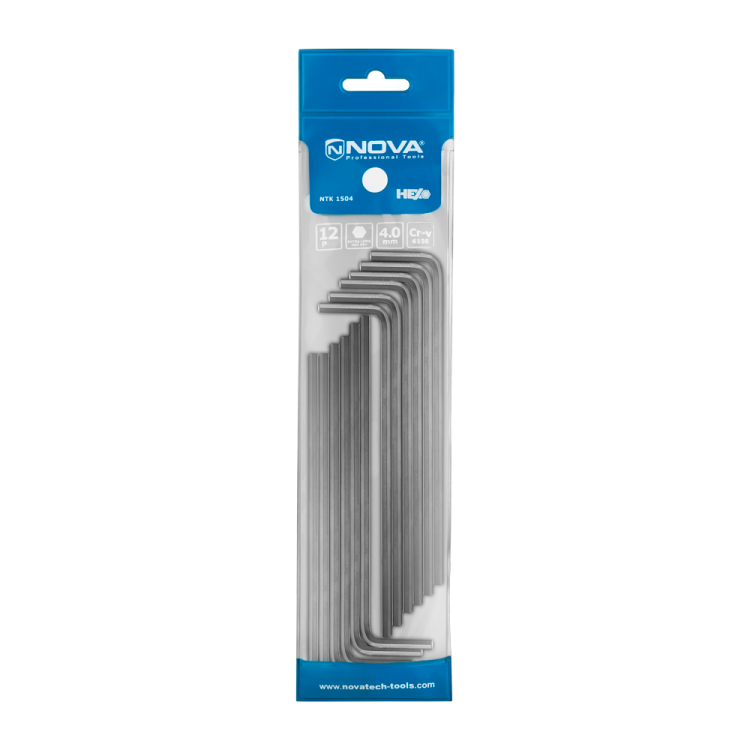 آلن های تکی شش گوش بلند(سایز : H12) Nova 1512