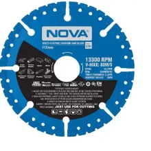 صفحه برش الماسه همه کاره 115 میلمتری NOVA 2761