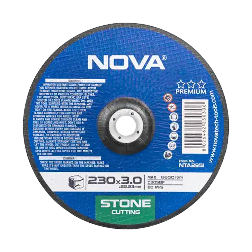 صفحه برش سنگ 230 میلیمتری Nova 2951 صفحه برش سنگ 230 میلیمتری Nova 2951