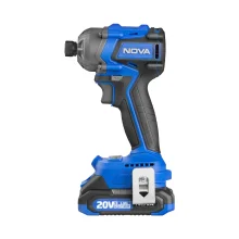 بکس شارژی ۲۰ ولت براشلس ضربه ای با کیف NOVA 5531 BMC