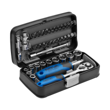 جعبه بکس ¼ اینچ 38 پارچه(جعبه پلاستیکی) NOVA 7303