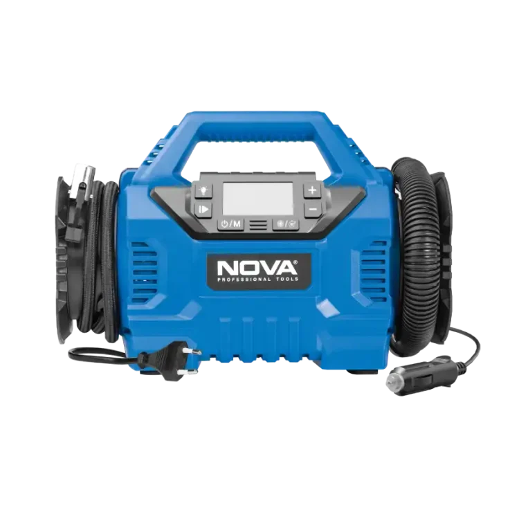مینی کمپرسور سه کاره فندکی و برق شهری  Nova 9163